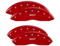 Mgp Caliper Cover 14243SMGPRD Set of 4 Caliper Covers Engraved Front and Rear Mgp Caliper Cover
