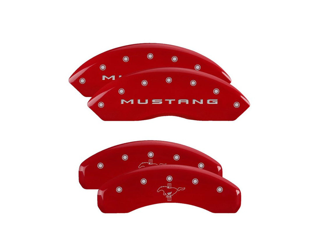 Mgp Caliper Cover 10202SMB2RD 15-   Mustang Caliper Covers Red Husky Liners