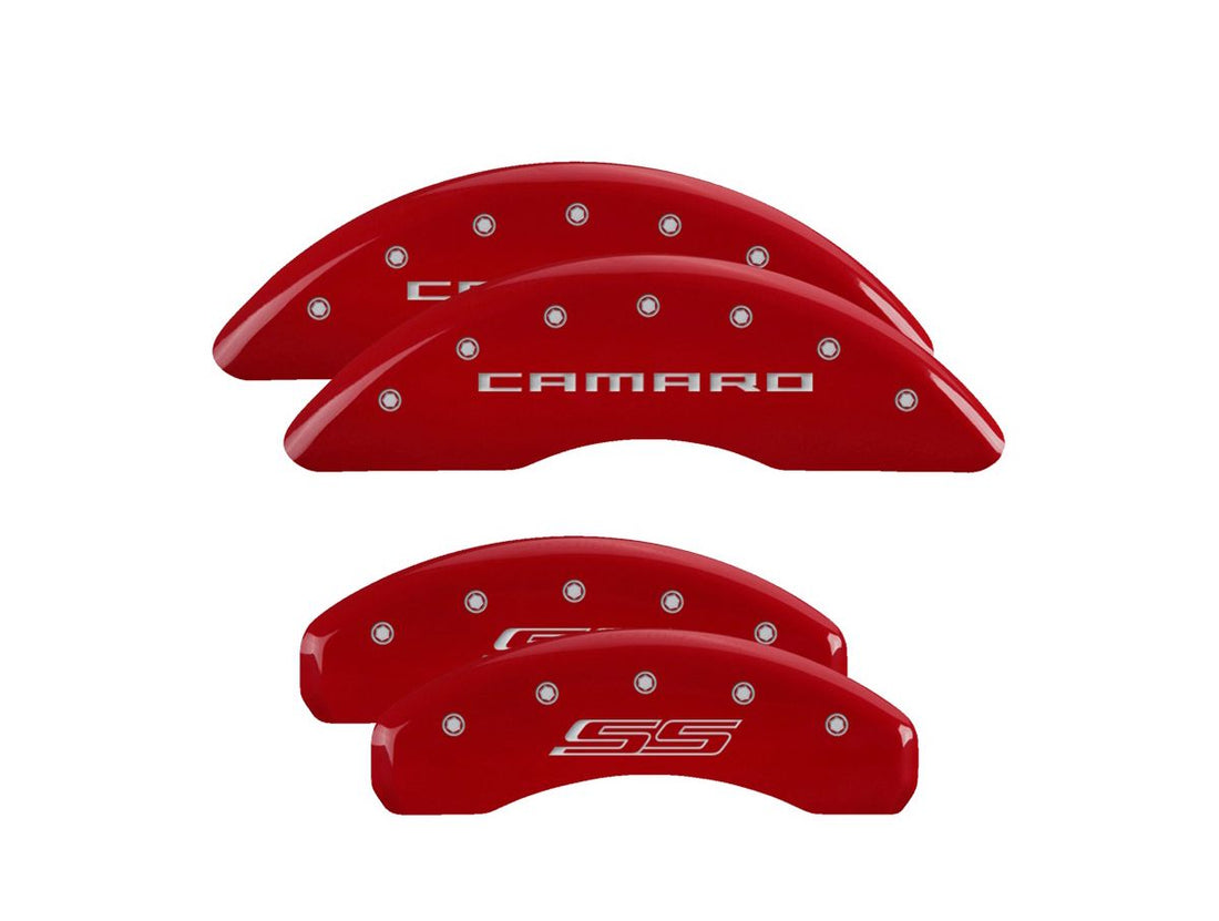 Mgp Caliper Cover 14241SCS5RD 16-   Camaro Caliper Covers Red Mgp Caliper Cover