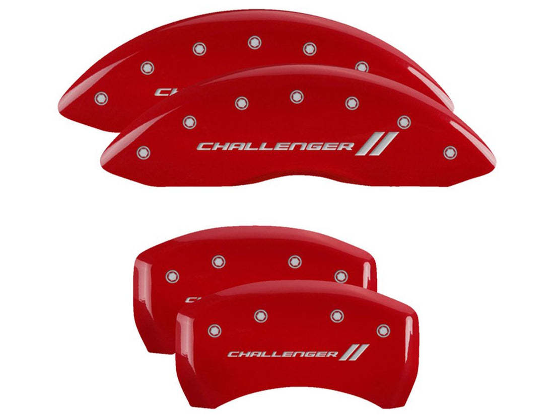 Mgp Caliper Cover 12162SCL1RD 15-17 Dodge Challenger Caliper Covers Red Mgp Caliper Cover