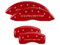 Mgp Caliper Cover 13008SCV6RD 05-13 Corvette Caliper Covers Red Mgp Caliper Cover