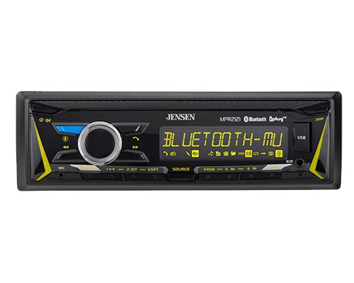 Jensen MPR2121 Mechless Receiver with Bluetooth and RGB Custom Colors – MPR2121 Jensen
