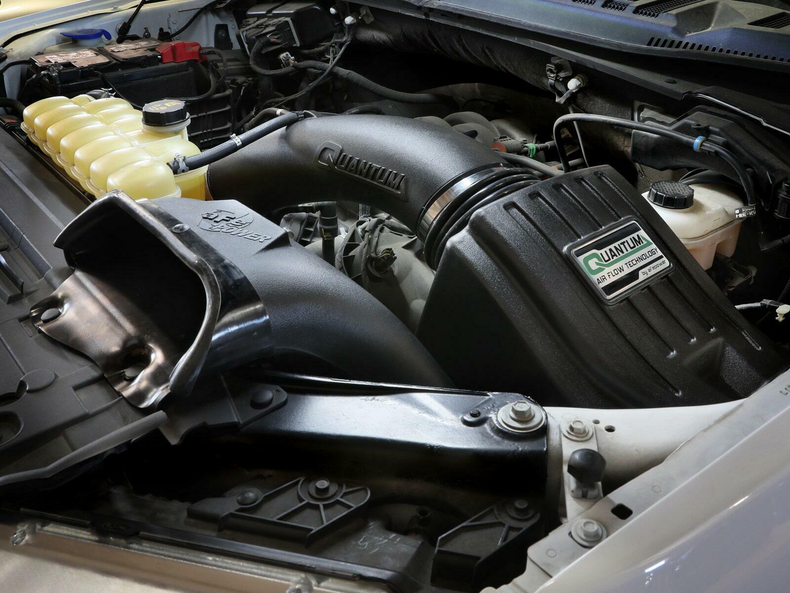 aFe Power 53-10034D Quantum Cold Air Intake System w/ Pro DRY S Filter (Ford F-150 15-20 V8-5.0L) aFe Power