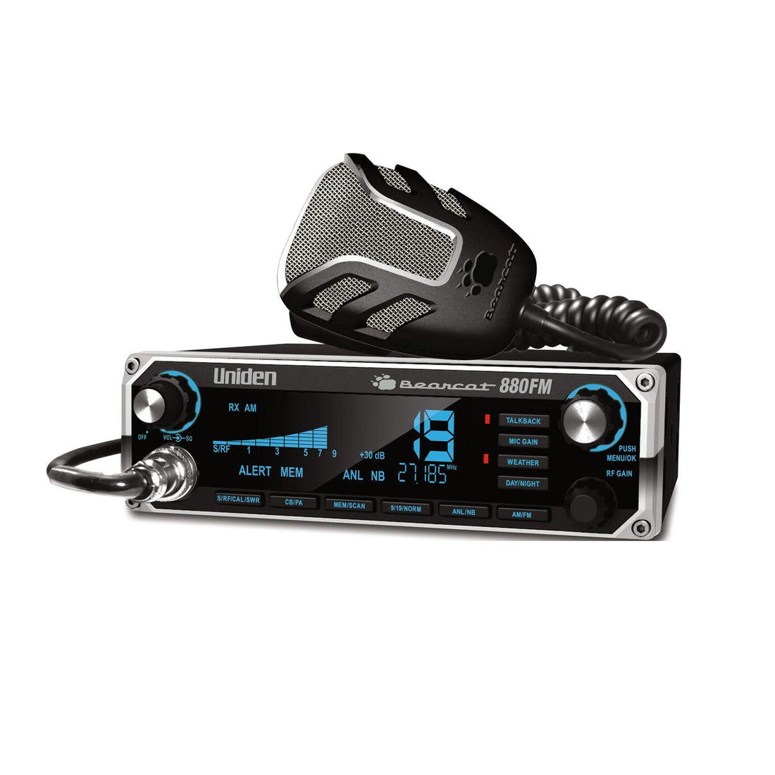 Uniden Bearcat 880FM Bearcat 880FM Hybrid CB Radio with Digital Scanner CB Radio Uniden