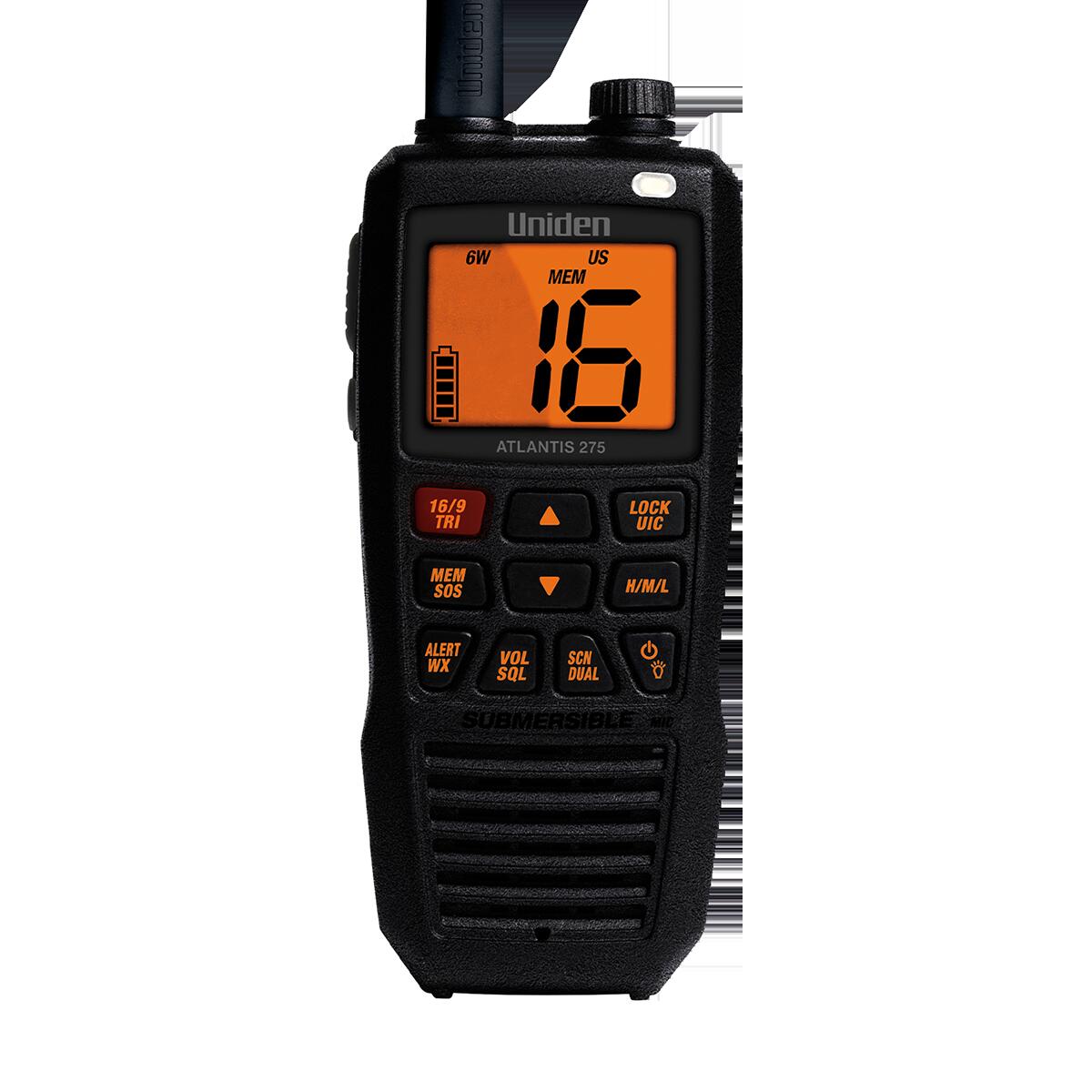 Uniden ATLANTIS 275 Atlantis 275 Handheld Marine Radio Uniden