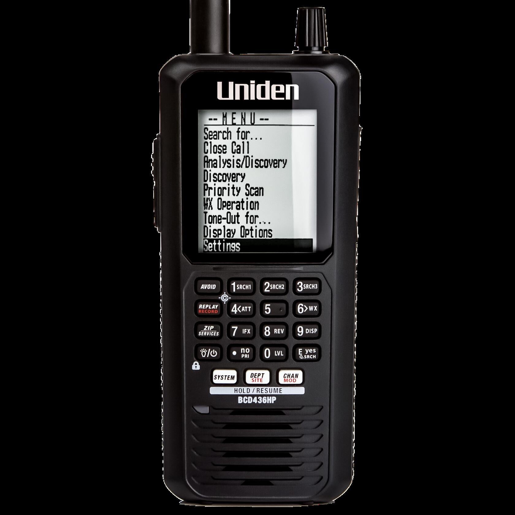 Uniden BCD436HP TrunkTracker V Handheld Phase 2 Digital Scanner Uniden