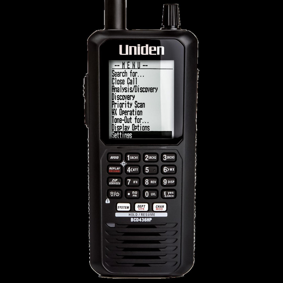 Uniden BCD436HP TrunkTracker V Handheld Phase 2 Digital Scanner Uniden