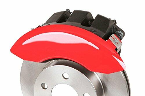 MGP Caliper Covers - Brake Caliper Covers 2006-2013 Chevrolet Corvette (Big Brake Only) - Front and Rear Set - Red MGP Caliper Covers