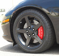 MGP Caliper Covers - Brake Caliper Covers 2006-2013 Chevrolet Corvette (Big Brake Only) - Front and Rear Set - Red MGP Caliper Covers