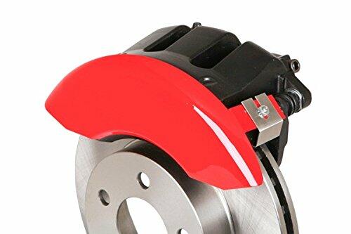 MGP Caliper Covers - Brake Caliper Covers 2006-2013 Chevrolet Corvette (Big Brake Only) - Front and Rear Set - Red MGP Caliper Covers