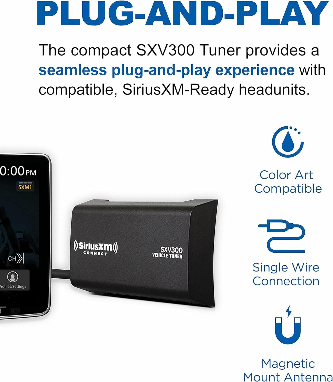SiriusXM SXV300V1 Satellite Radio Vehicle Tuner - Add to Any SiriusXM-Ready Car SiriusXM