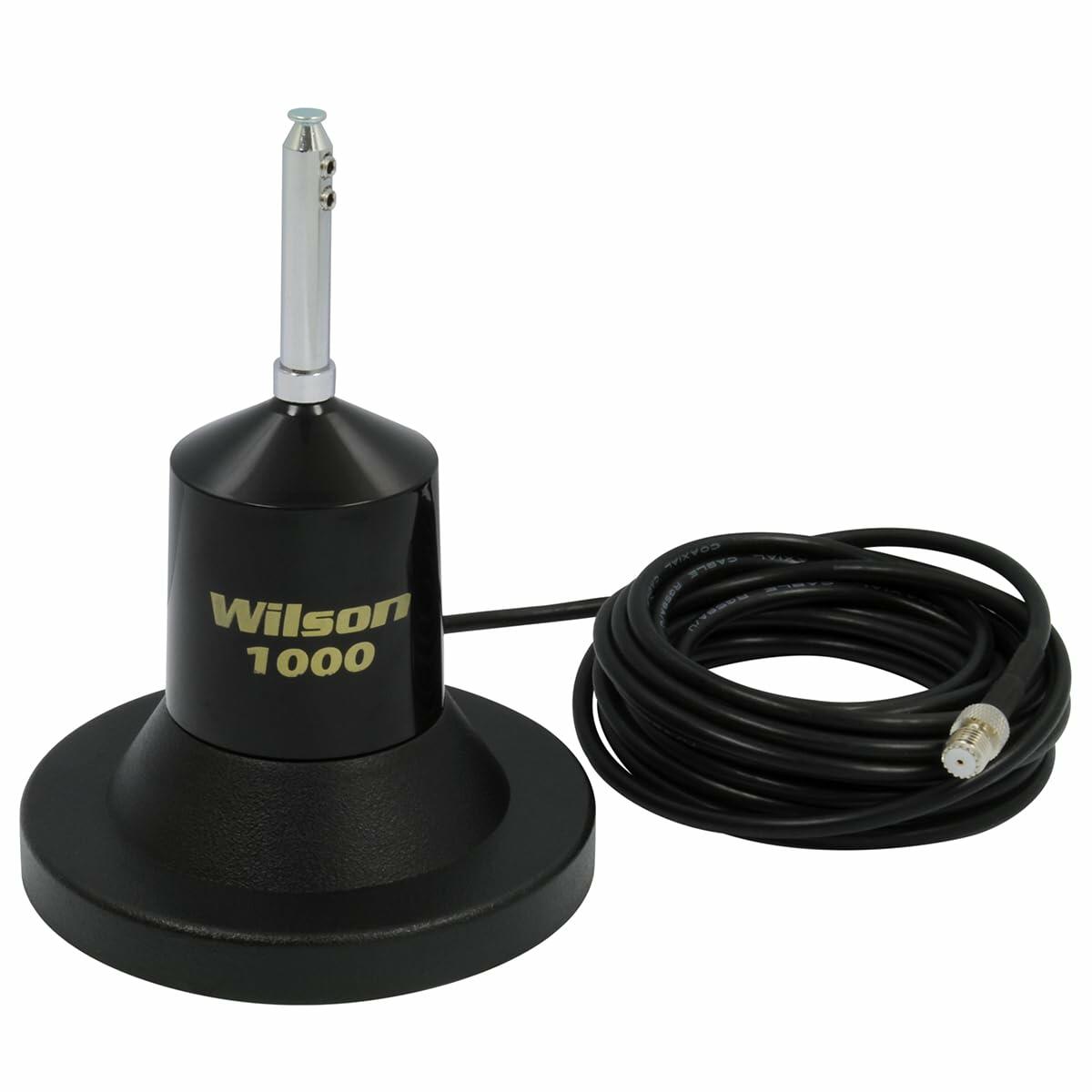 Wilson Antennas W1000 Series Mag Mount Mobile CB Antenna 880-900800B AM-FM Ready for Max Performance Wilson