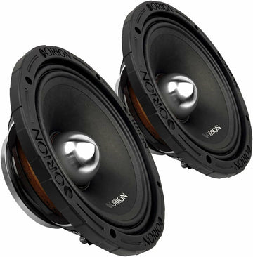Orion HCCA858NHP HCCA 8" 650 RMS Ultra High Performance Pro Audio Midrange Speakers 8 Ohm 2600 Watt Max Husky Liners