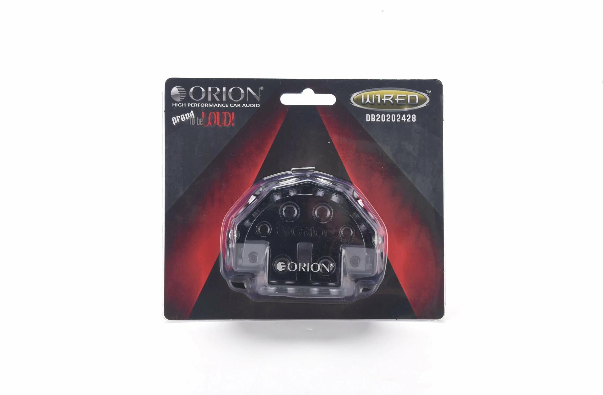 Orion DB20202428 Orion DB20202428 Distribution Block - 2 0-2 Gauge & 2 Inputs 2 4 Gauge 2 8 Gauge Outputs Canton