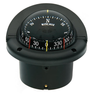 Ritchie HF-743 Helmsman Combidial Compass - Flush Mount - Black (HF-743) Ritchie
