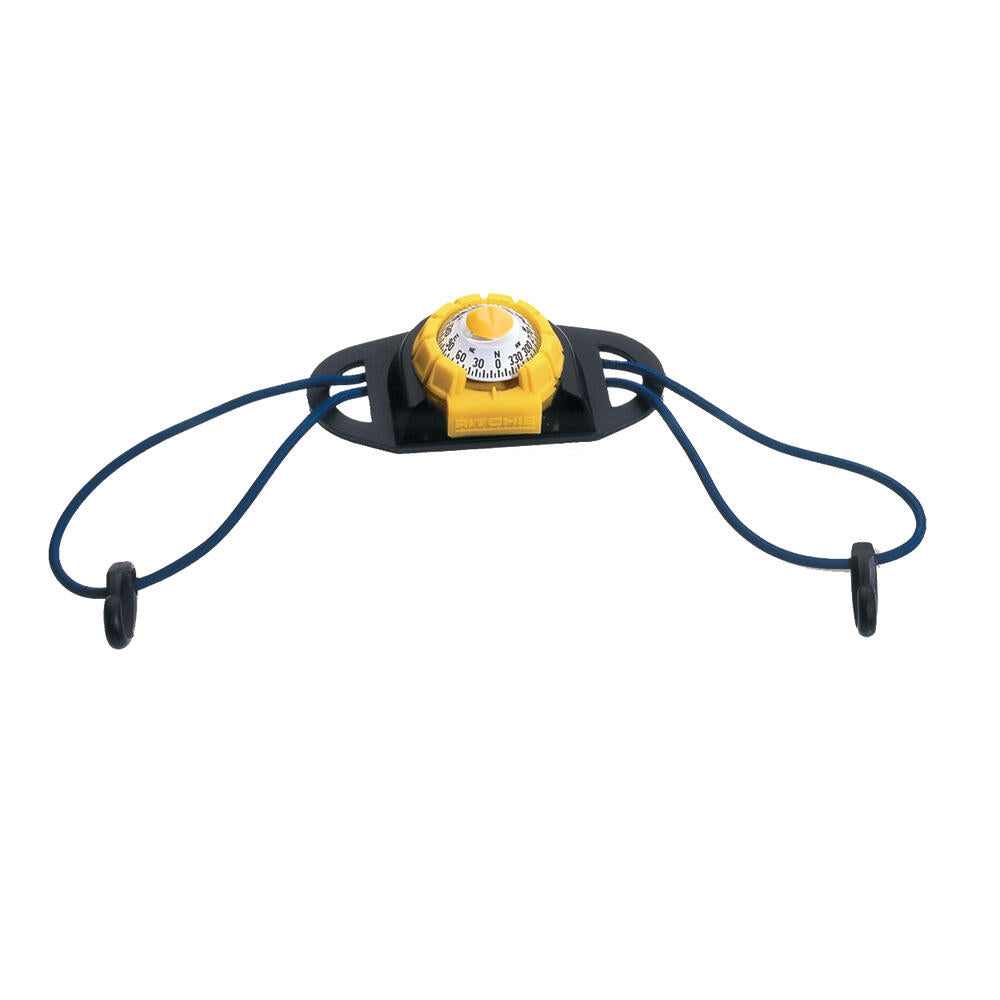Ritchie X-11Y-TD SportAbout Compass w/Kayak Tie-Down Holder - Yellow/Black (X-11Y-TD) Ritchie