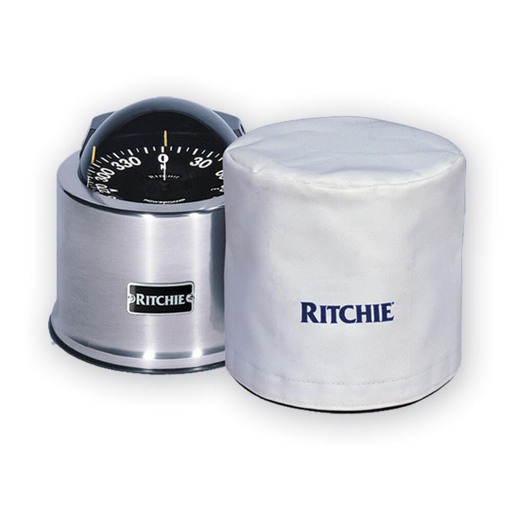 Ritchie GM-5-C 5" GlobeMaster Binnacle Mount Compass Cover - White (GM-5-C) Ritchie