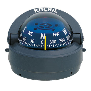 Ritchie S-53G Explorer Compass - Surface Mount - Gray (S-53G) Ritchie
