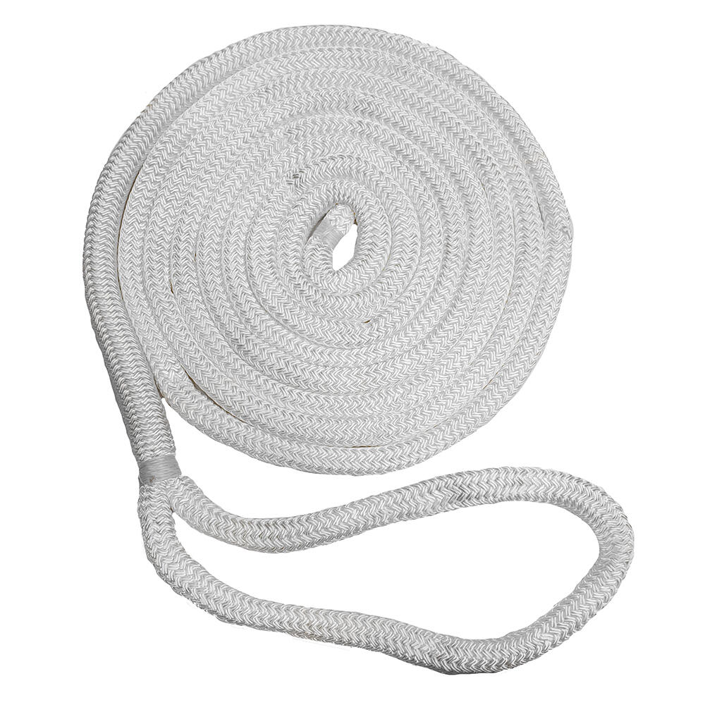 New England Ropes 5/8" Double Braid Dock Line - White - 35' (C5050-20-00035) New England Ropes