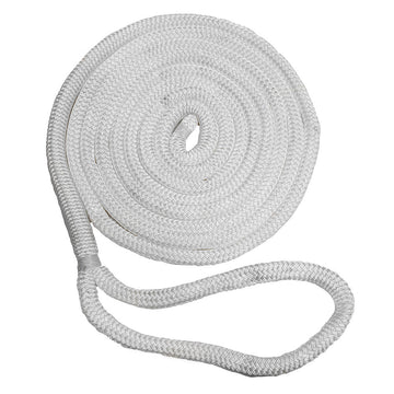 New England Ropes 5/8" Double Braid Dock Line - White - 35' (C5050-20-00035) New England Ropes
