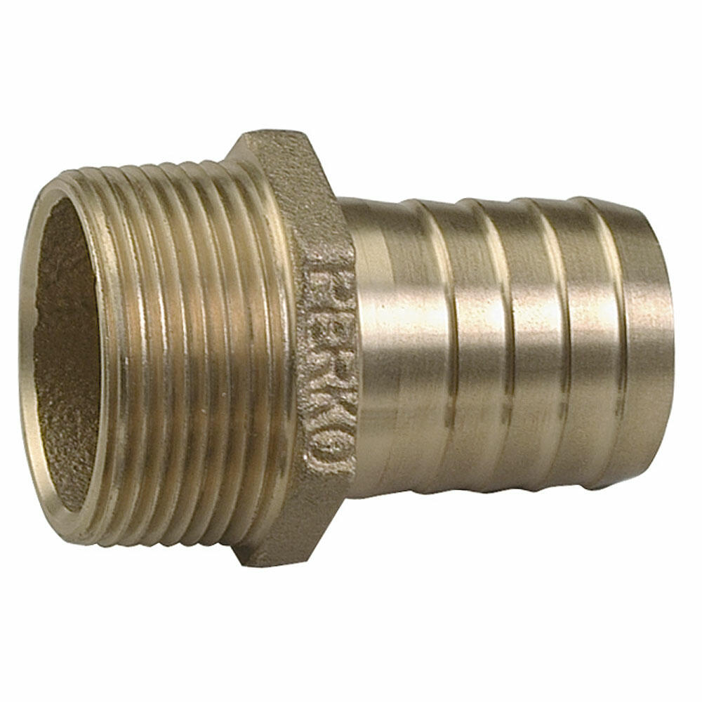 Perko 0076DP6PLB 1" Pipe To Hose Adapter Straight Bronze MADE IN THE USA Perko