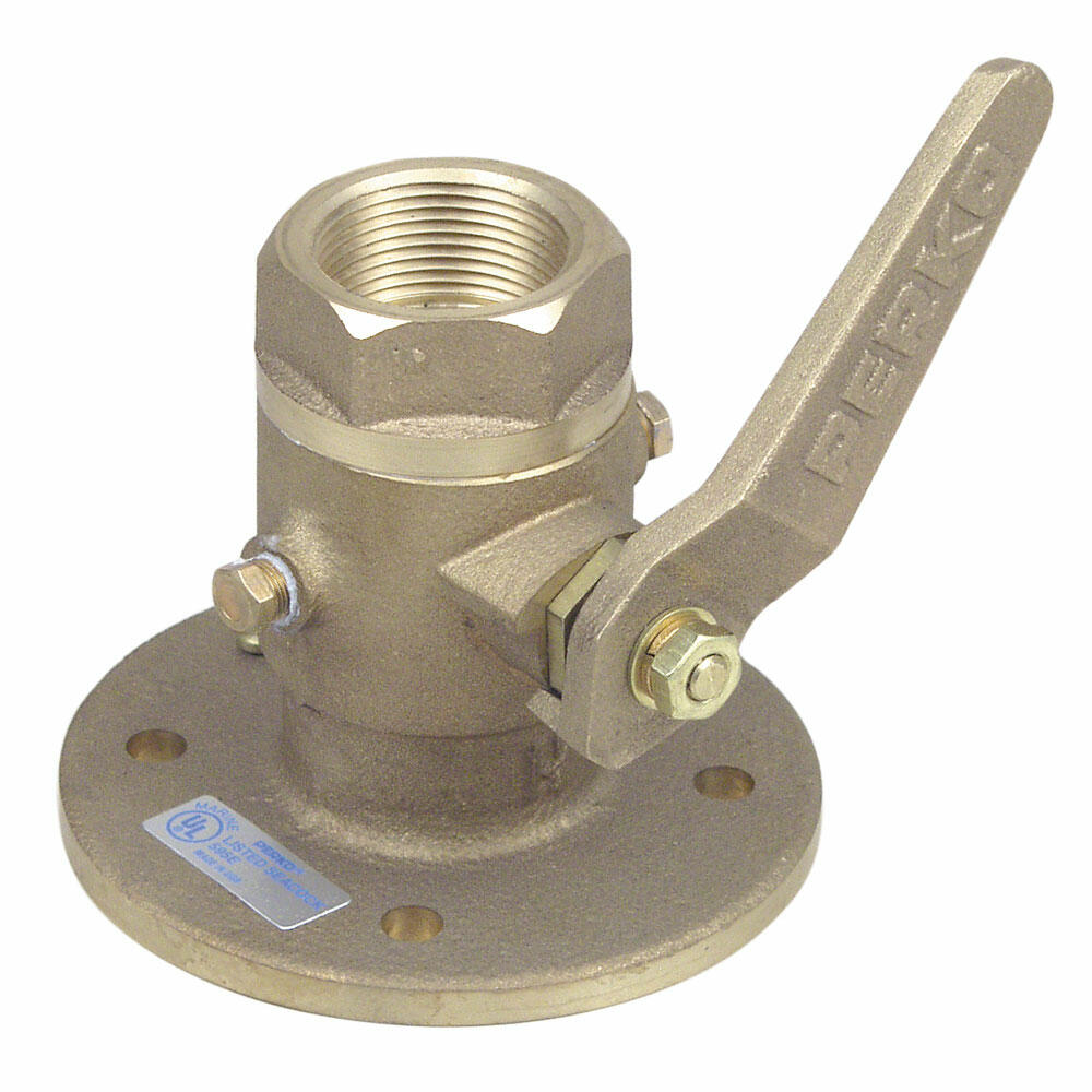 Perko 0805007PLB 1-1/4" Seacock Ball Valve Bronze MADE IN THE USA Perko