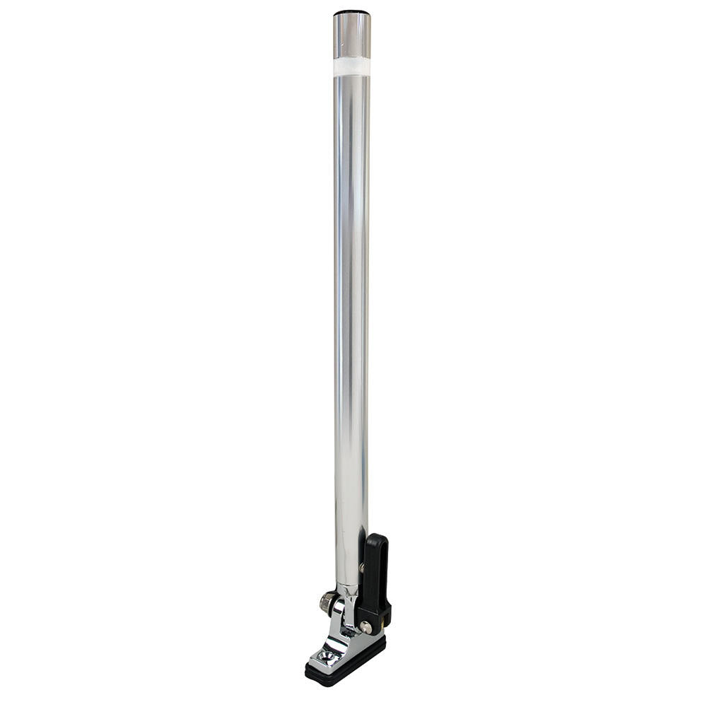 Perko 1672DP0ALU 14" Folding Mount Pole Light - White All Round Light w/Quick Adjust Mount Perko