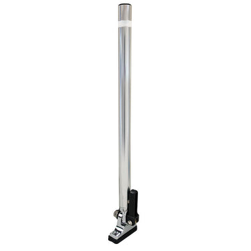 Perko 1672DP0ALU 14" Folding Mount Pole Light - White All Round Light w/Quick Adjust Mount Perko