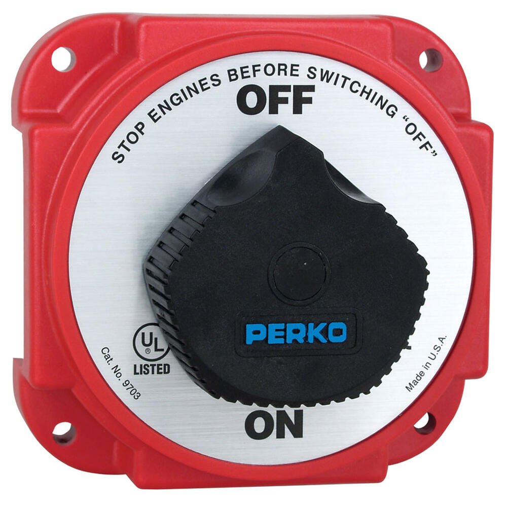 Perko 9703DP Heavy Duty Battery Disconnect Switch w/ Alternator Field Disconnect Perko