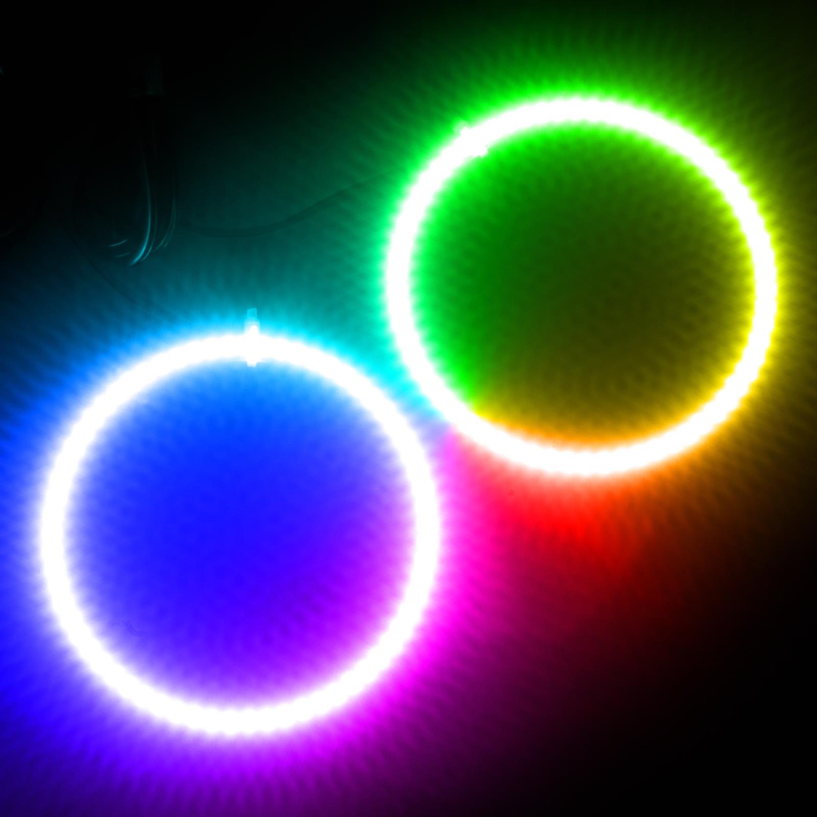 Oracle Lighting 2394-330 ColorSHIFT Halo Kits 2394-330 LED Halo Kit Dodge Charger 2014-2015 LED ColorSHIFT DRL ORACLE