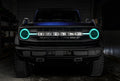 Oracle Lighting 1471-335 Halo Kits 1471-335 Headlight Halo Kit, 2021-2022 Ford Bronco ColorSHIFT® Headlight Halo Kit w/DRL Bar - Base Headlights ORACLE