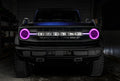Oracle Lighting 1471-335 Halo Kits 1471-335 Headlight Halo Kit, 2021-2022 Ford Bronco ColorSHIFT® Headlight Halo Kit w/DRL Bar - Base Headlights ORACLE