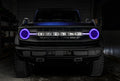 Oracle Lighting 1471-335 Halo Kits 1471-335 Headlight Halo Kit, 2021-2022 Ford Bronco ColorSHIFT® Headlight Halo Kit w/DRL Bar - Base Headlights ORACLE