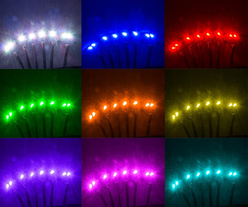Oracle Lighting 2394-330 ColorSHIFT Halo Kits 2394-330 LED Halo Kit Dodge Charger 2014-2015 LED ColorSHIFT DRL