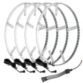 Oracle Lighting 4228-001 Illuminated LED Wheel Rings 4228-001 Accent Lights, Wheel Ring Lights, Double LED, White, Waterproof, Kit ORACLE