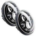 Oracle Lighting 5769-335 7 in. High-Powered LED Headlights 5769-335 Headlights, 7 in. High Powered LED, Jeep, Black Bezel, Pair ORACLE