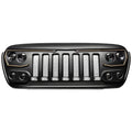Oracle Lighting 5837-PRO Vector Series Grilles 5837-PRO Grille, Vector Series, Complete, Main Grille, ABS Plastic/Polycarbonate, Vertical Bar, Black, Jeep, Each 3D MAXpider