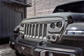 Oracle Lighting 5837-PRO Vector Series Grilles 5837-PRO Grille, Vector Series, Complete, Main Grille, ABS Plastic/Polycarbonate, Vertical Bar, Black, Jeep, Each 3D MAXpider