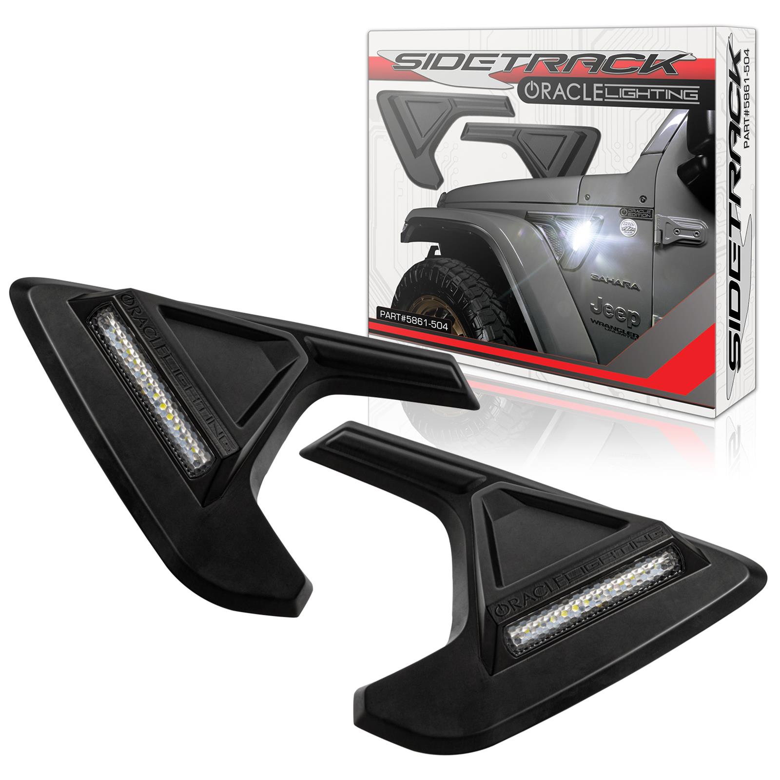 Oracle Lighting 5861-504 Sidetrack LED Lighting Systems 5861-504 Sidetrack Light LED Lighting System For Jeep Wrangler Jl/ Gladiator ORACLE
