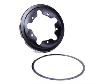 PFC Brakes 195.108.080.15 V3 Brake Rotor Hat Snap Ring Attachment 5 x 5.00" Wheel Bolt Pattern Aluminum - Black