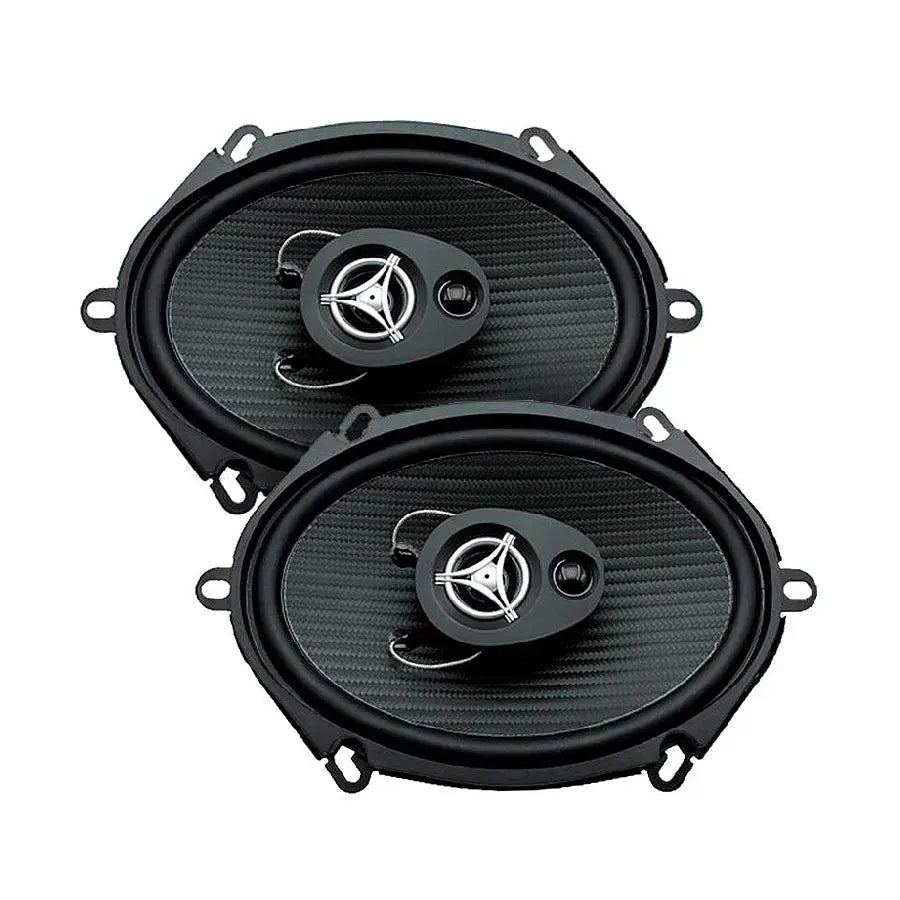 Power Acoustik EF-573 5” x 7″ 3-Way Full-Range Speakers – Pair Poweracoustik