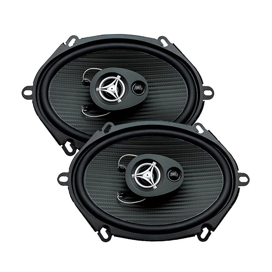 Power Acoustik EF-573 5” x 7″ 3-Way Full-Range Speakers – Pair Power Acoustik