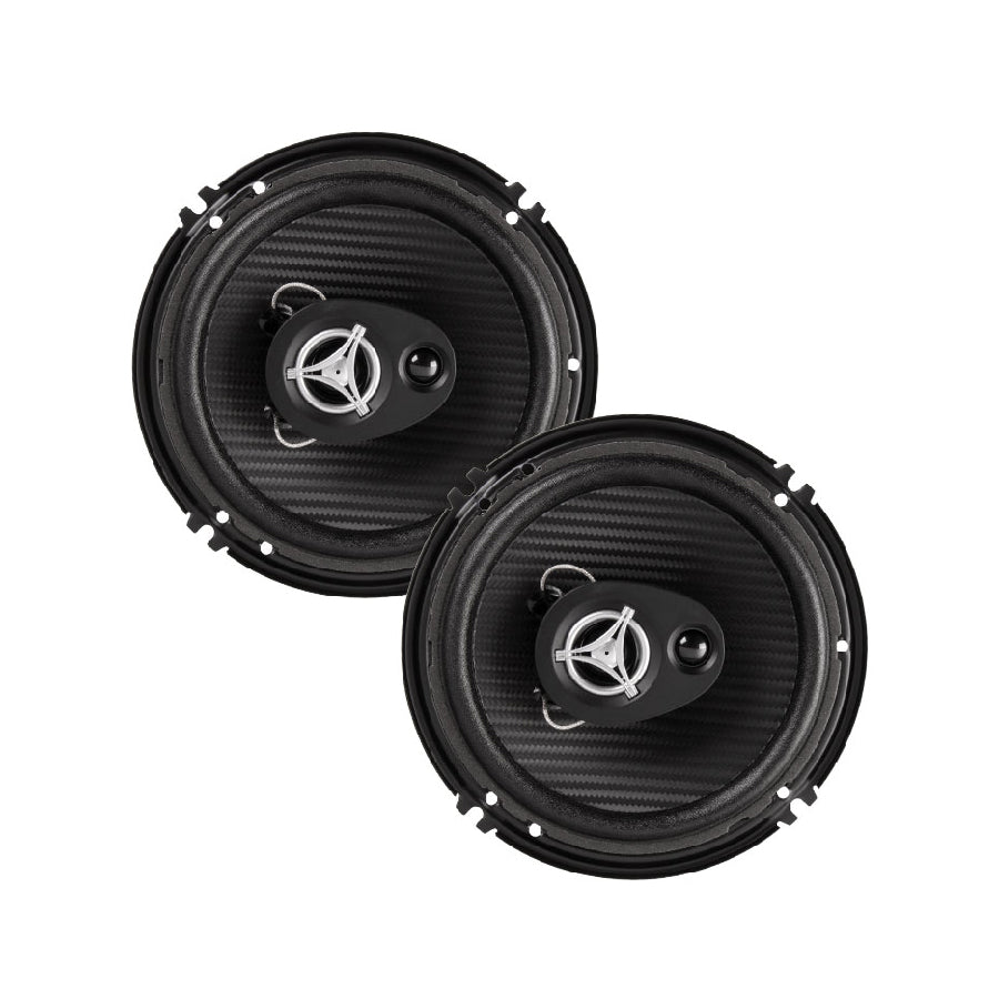 Power Acoustik EF-653 6.5″ 3-Way Full-Range Speakers – Pair Astatic