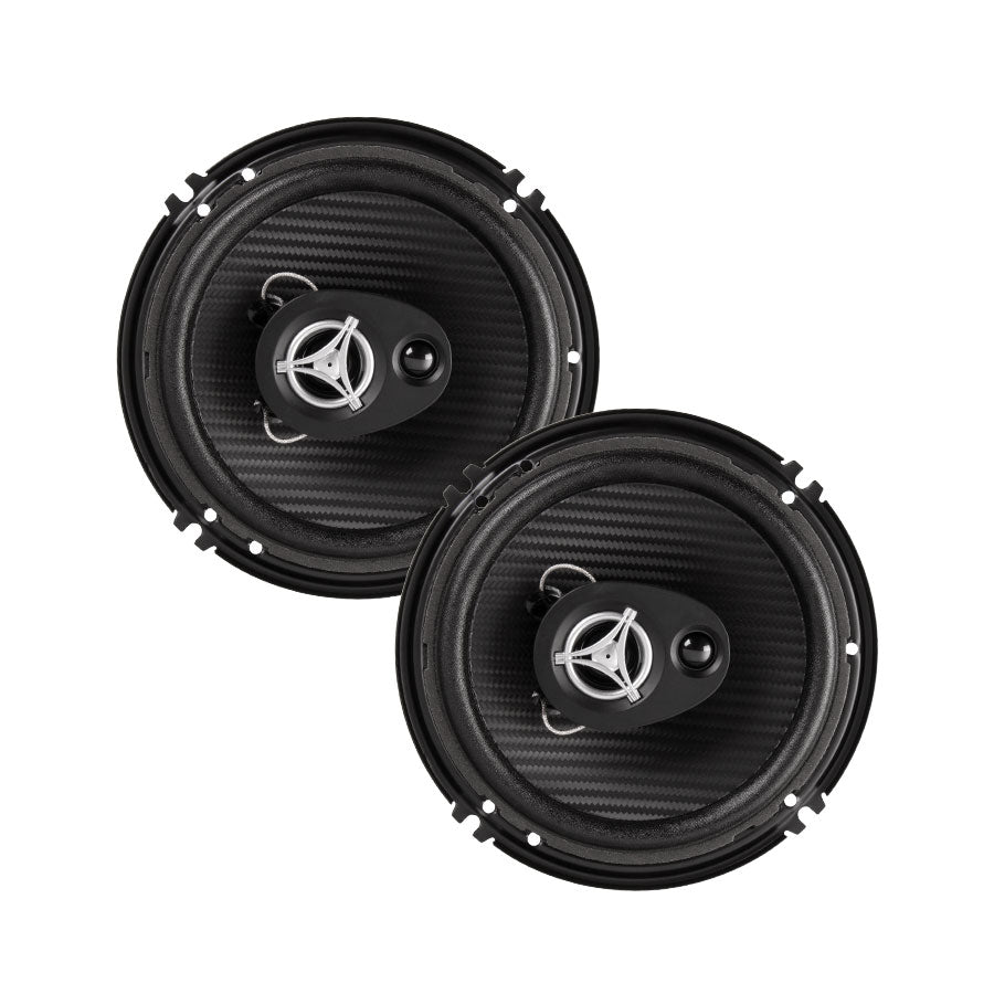 Power Acoustik EF-653 6.5″ 3-Way Full-Range Speakers – Pair Astatic