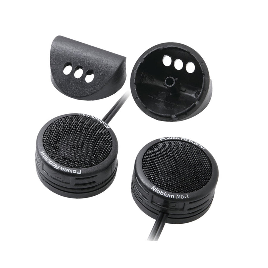 Power Acoustik NB-1 2-Way Mount Tweeters – 200 Watts Total Firestik