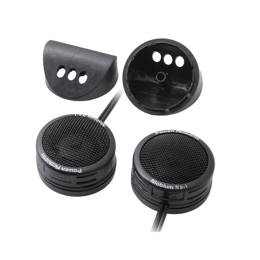 Tweeters Power Acoustik NB-1 de 2 vías (200 vatios en total)