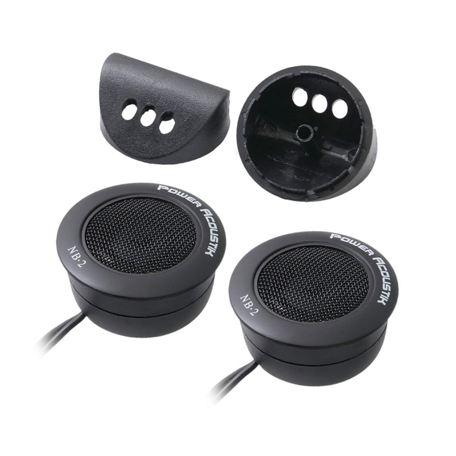 Power Acoustik NB-2 3-Way Mount Tweeters – 200 Watts Power Acoustik