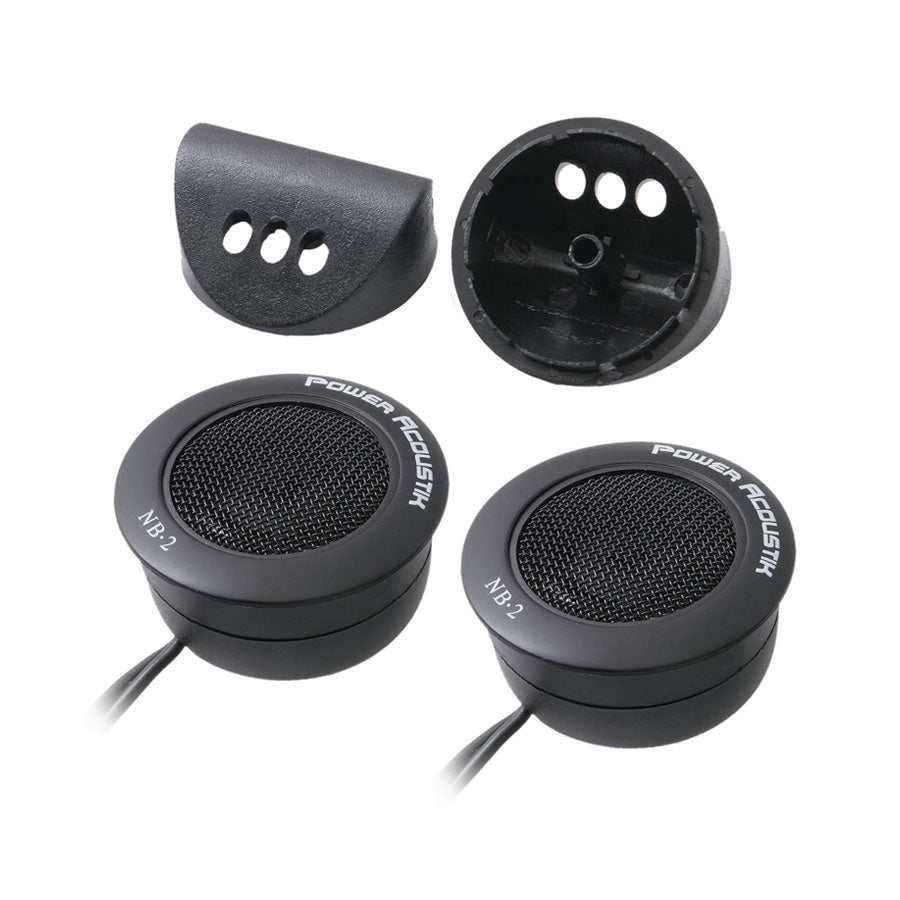 Power Acoustik NB-2 3-Way Mount Tweeters – 200 Watts Power Acoustik