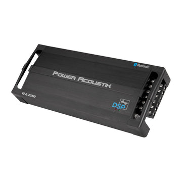 Power Acoustik RZ5-2500DSPB RAZOR Series 5 Channel Amplifier w/ Built-in DSP – Download Smartphone App to Tune in Real-Time Poweracoustik