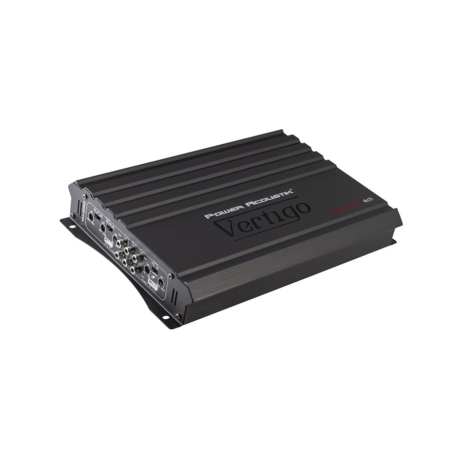 Amplificador de rango completo de 4 canales Power Acoustik VA4-2200D Vertigo Series